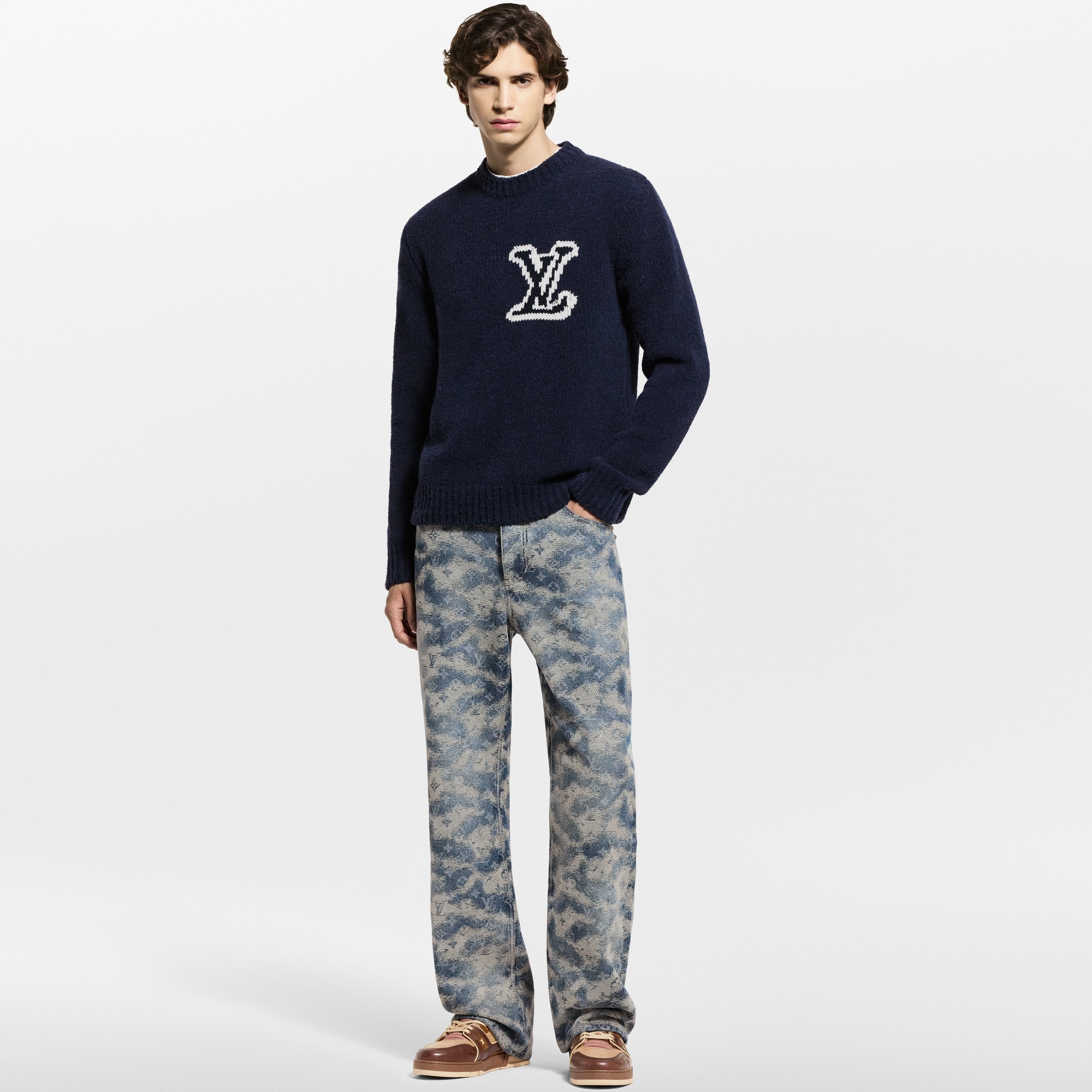 LV Intarsia Crewneck - Valentine's Day Gifts for Him | LOUIS VUITTON